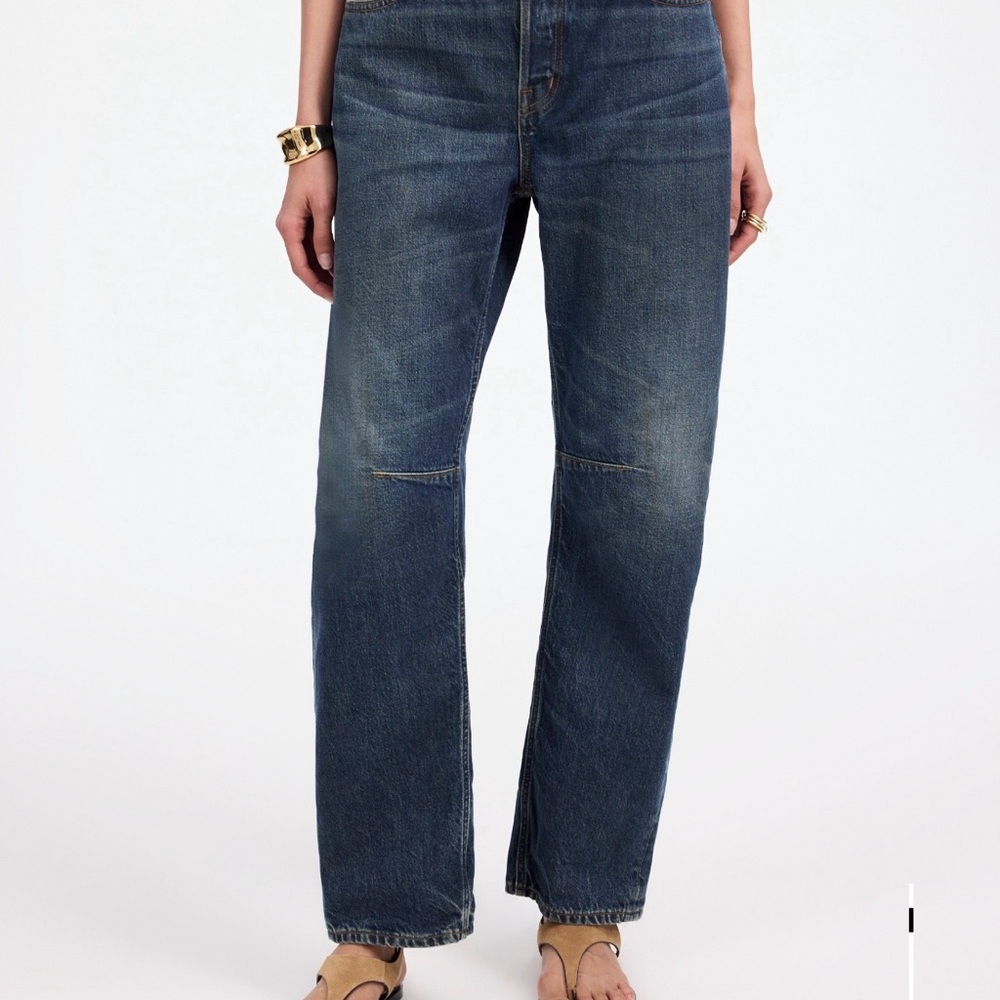 madewell darted barrel jeans